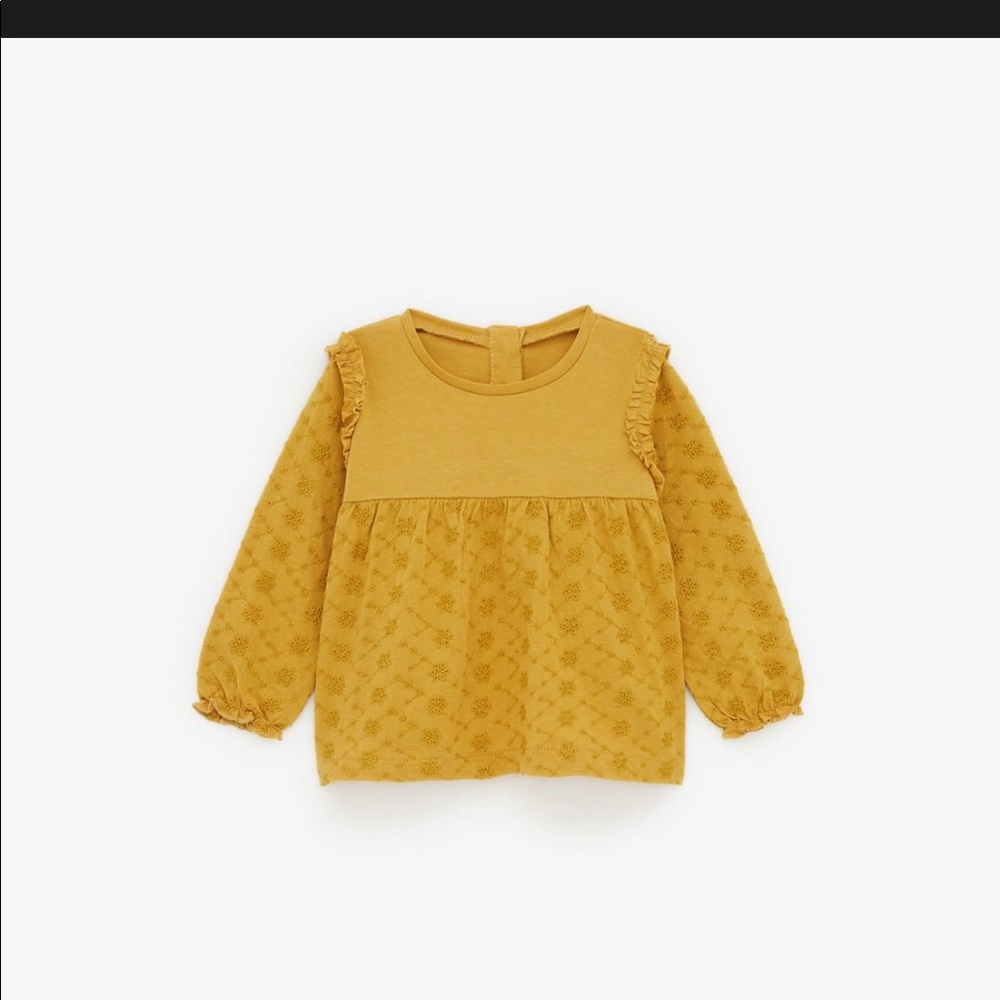 Zara embroidered shirt. Girls size 18-24 months